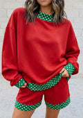 Red Two Piece Matching Set